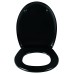 Toilet seat DU11 slow closing black