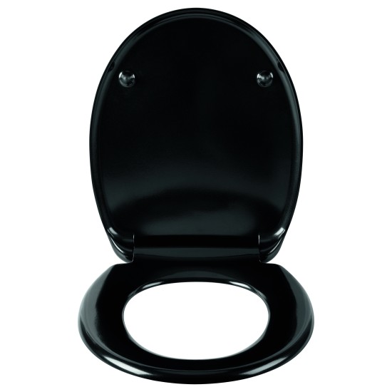 Toilet seat DU12 slow closing black
