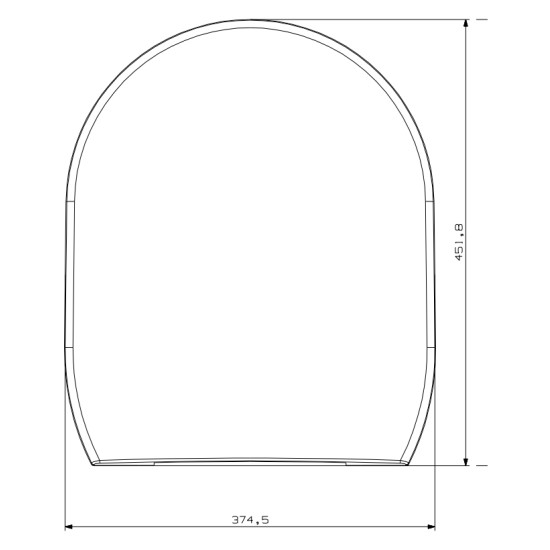 Toilet seat DU21 slow