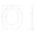 Toilet seat DU26 slow