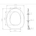 Toilet seat DU12 slow drops