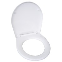 Lid WC building. lyra plus, chrome, clips