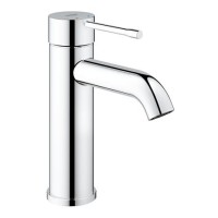 Faucet washbasin. Essence with curved S spout, without bottom valve, chrome