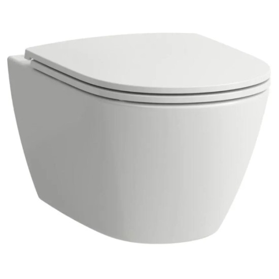 WC pakabinamas Fiora rimless, 360x540 mm, baltas  be dangčio (Laufen)