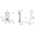 Kompl.WC puodo su QR/SC dang. Laufen Rimless pot. rėmas Moon mygt. juodas