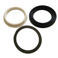 Toilet flush mechanism mounting gasket/nut