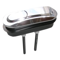 Double button, chrome