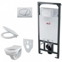 Complete WC frame AlcaPlast + WC