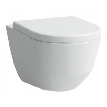 Toilet WC Laufen Pro New Rimless with SC cover, white Toilet WC Laufen Pro New Rimless with SC cover, white