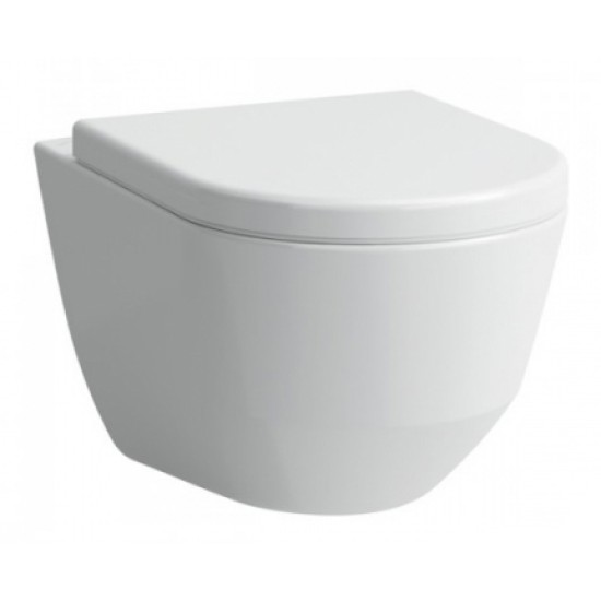 Klozetas WC pakabinamas Laufen Pro New Rimless su SC dangčiu, baltas