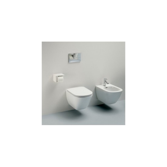 Komplektas-Pro WC su Slim SC sėdyne ir rėmu (klavišas chromas)