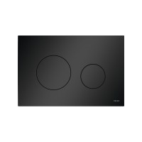 Plokštelė vand. nuleid. plast. 2-jų  vand. nupl. TECEloop,  juoda matinė