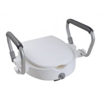 Dangtis klozeto, paaukštintas, su ranktūriais