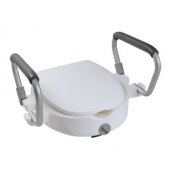 Dangtis klozeto, paaukštintas, su ranktūriais Dangtis klozeto, paaukštintas, su ranktūriais