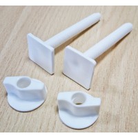 Varžtai klozeto dangčio