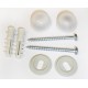 Set of WC, bidet mounting