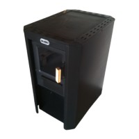 Akcija! Krosnelė-viryklė Skamet C-120 GL su stiklu