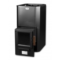 Stove Skamet P-216BV GL left with water circuit, with glass