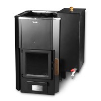 Stove Skamet P-11640 P right with 40L steel water tank