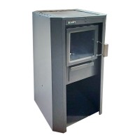 Akcija! Krosnelė-viryklė Skamet C-120 GL su stiklu