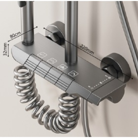 Dušo sistema C-0 grey