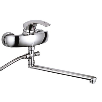 Maišytuvas voniai DELTA 602 ilg. čiaupu su dušo sistema Maišytuvas voniai DELTA 602 ilg. čiaupu su dušo sistema