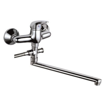 Maišytuvas voniai JUNI 602 ilgu čiaupu su dušo s. 35mm kasetė Maišytuvas voniai JUNI 602 ilgu čiaupu su dušo s. 35mm kasetė