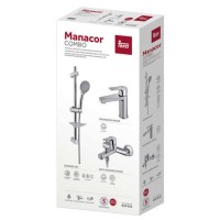 Komplektas maišytuvas+maišytuvas+dušo sistema