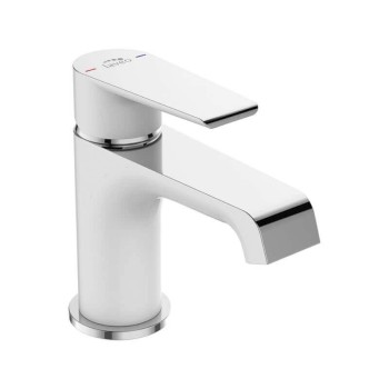 Maišytuvas  praustuvui LARGO 101 W-CH baltas chromas