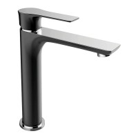 Maišytuvas praust. RAILA 105 J-CH juodas aukštas 