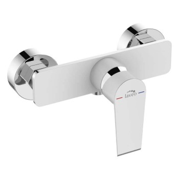 Maišytuvas dušui LARGO 402K W-CH baltas chromas