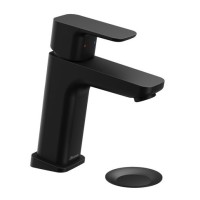 Maišytuvas praustuvo TD 013.20 su dugno vožtuvu, juodas