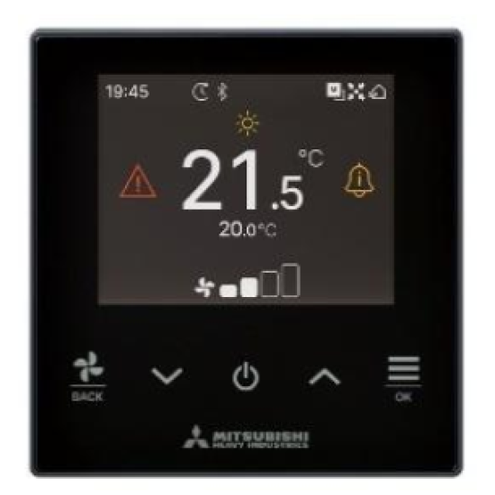 Kondicionieriaus  RC-ES1. laidinis valdymo pultas su Bluetooth®