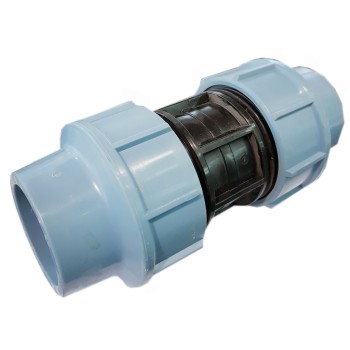 Sujungimas PE 63 mėlynas