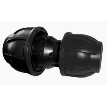 Sujungimas PE 25x20 redukuotas juodas