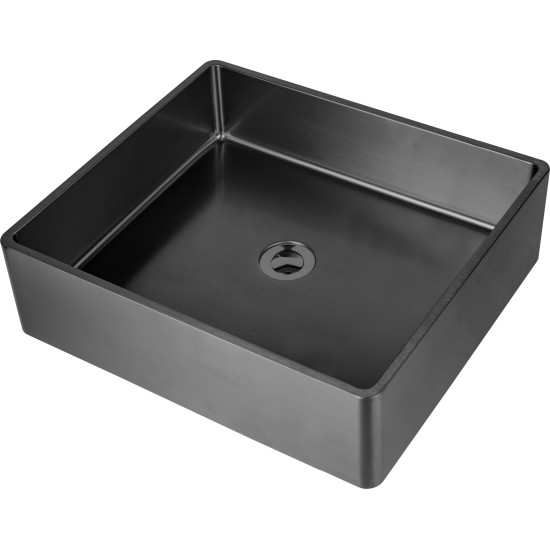 Nerūsējošā tērauda izlietne S4837HYB melna 1,2 mm