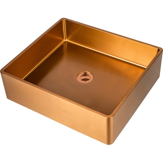 Nerūsējošā tērauda izlietne S4837HYB bronza 1,2 mm