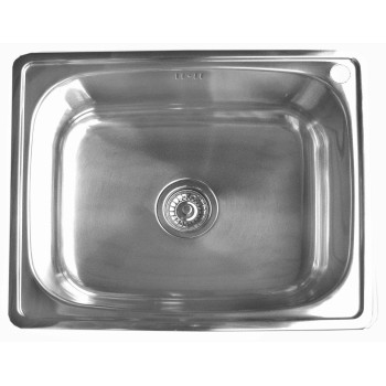 Nerūdijančio plieno plautuvė 601 dešinė su sifonu Nerūdijančio plieno plautuvė 601 dešinė su sifonu