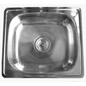 Nerūdijančio plieno plautuvė 604 dešinė su sifonu Nerūdijančio plieno plautuvė 604 dešinė su sifonu