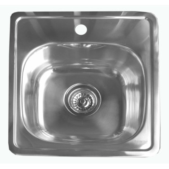 Nerūdijančio plieno plautuvė 610 su sifonu Nerūdijančio plieno plautuvė 610 su sifonu