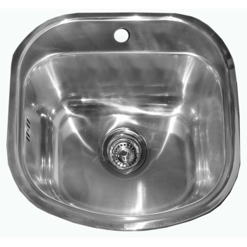 Nerūdijančio plieno plautuvė 619 su sifonu Nerūdijančio plieno plautuvė 619 su sifonu