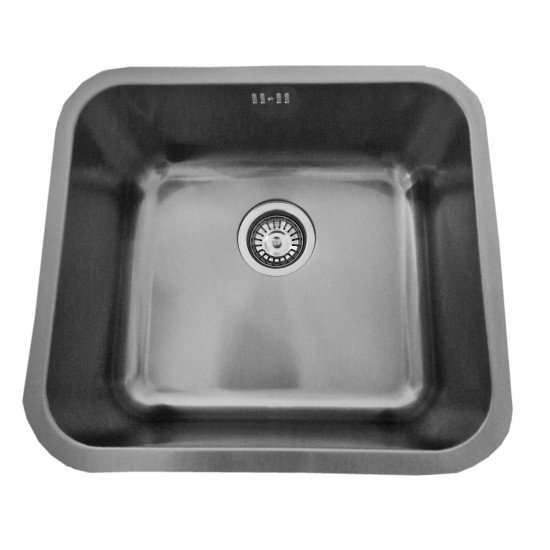 Stainless steel sink 621 GREY with siphon