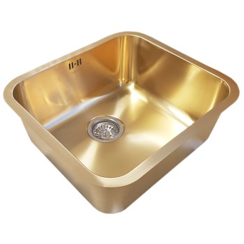 Nerūdijančio plieno plautuvė 621 GOLD su sifonu Nerūdijančio plieno plautuvė 621 GOLD su sifonu