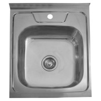 Nerūdijančio plieno plautuvė 862 uždedama su sifonu