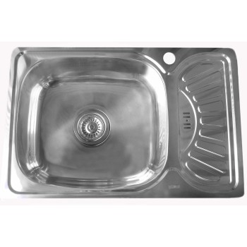 Nerūdijančio plieno plautuvė 897 dešinė su sifonu Nerūdijančio plieno plautuvė 897 dešinė su sifonu