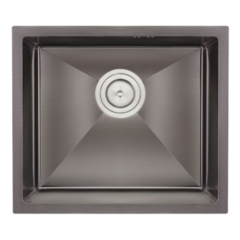 Nerūsējošā tērauda izlietne D5843HT BLACK ar sifonu 1,0 mm Nerūsējošā tērauda izlietne D5843HT BLACK ar sifonu 1,0 mm