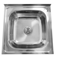 The stainless steel sink D5050A is fitted with a 0.7 mm siphon