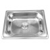 Stainless steel sink D5237P 520x370 0.7