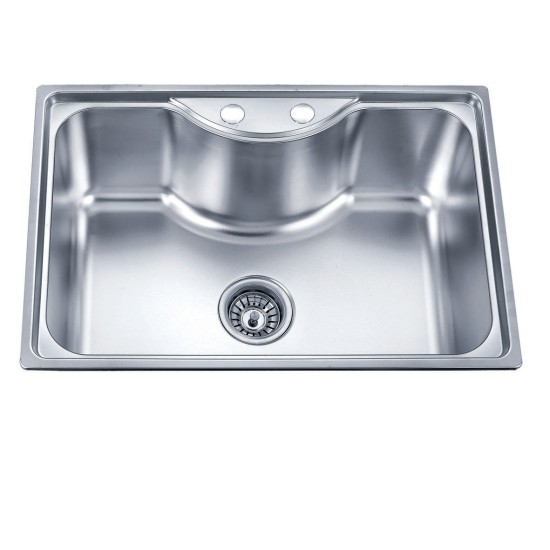 Stainless steel sink D6545P 650x450 0.7matt