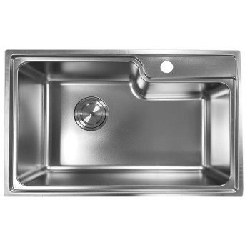 Nerūdijančio plieno plautuvė D7547P su sifonu Nerūdijančio plieno plautuvė D7547P su sifonu